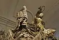 Detail of the sarcophagus of Charles VI in the Imperial Crypt in Vienna
