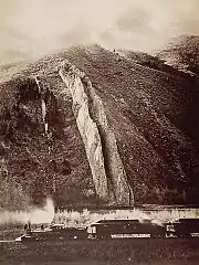 Devil's Slide photo by Carleton Watkins, c.1874