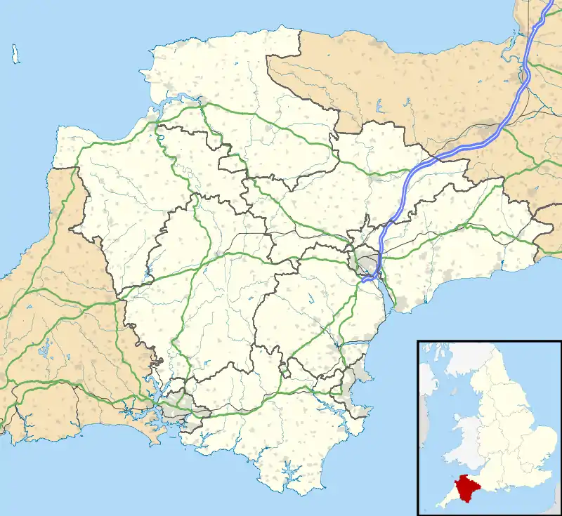 Modbury is located in Devon