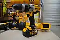 A DeWalt hammer drill.