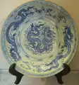 Celadon dish from Chu Dau, 15th century.