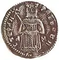 Dinar of King Stefan Dragutin (r. 1276–1282).