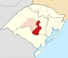 Jurisdiction of the diocese. Metropolitan archdiocese in pink.