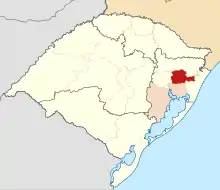 Jurisdiction of the diocese. Metropolitan archdiocese in pink.