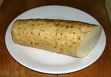 Segment of a Chinese yam (D. polystachya)