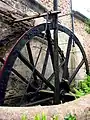 Disused water wheel