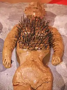 Image 22Voodoo doll with pins in it, Museum of Witchcraft (from List of mythological objects)