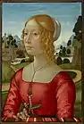 Domenico Ghirlandaio, Portrait of a Lady, c. 1490