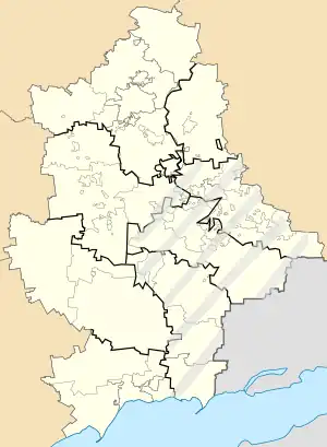 Siversk is located in Donetsk Oblast