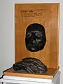 Death mask of Gustaaf Sorel by sculptor Irénée Duriez(vls)
