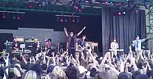 Down With Webster performing at  Capital Ex in 2010