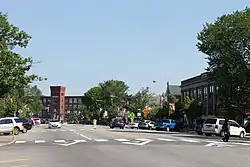 Downtown Brunswick, looking north
