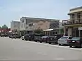 Businesses in downtown Burnet.