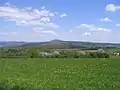 View of the mountain from the west near Roßbach