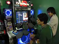 DrumMania V2 arcade machine