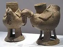 Samhan(proto-three kingdom period) to three kingdom period's Duck Togi. Korean people believed people go across a river, Hwangcheon when they pass away. Ducks can be guides, since birds were considered as messengers from the above.