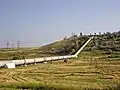 Pipeline - branch of the canal near Simferopol