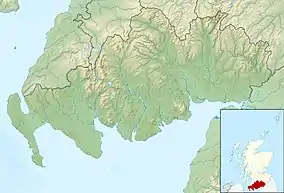 Loch RyanLoch Rìoghaine is located in Dumfries and Galloway