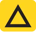 Hollow triangle
