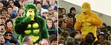 [Edmonton Eskimo original mascots, Eski and Mo]