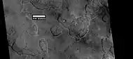 Scalloped terrain, as seen by HiRISE under HiWish program