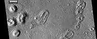 Close view of cones, as seen by HiRISE under HiWish program