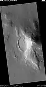 Ridge that is probably from an old glacier, as seen by HiRISE under HiWish program
