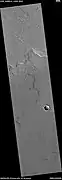 lava flows, as seen by HiRISE under HiWish program