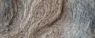 Close, color view of honeycomb terrain, as seen by HiRISE under HiWish program