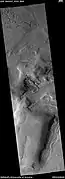Dipping layers, as seen by HiRISE under HiWish program
