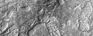 Close view of ridge network, as seen by HiRISE under HiWish program
