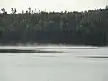Some early morning fog on Keats Lake
