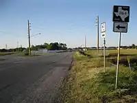 Intersection of FM&nbsp;1164 and SH&nbsp;60 south of East Bernard