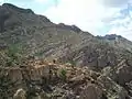 Eastern side of the Franklin Mountains by Ranger Peak