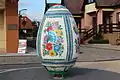 Easter egg sculpture in Gogolin, Poland