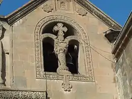 A cross sculpture