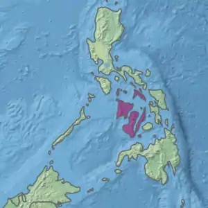 Ecoregion territory (in purple)