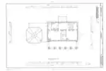 Second Floor Plan of Edgewater, measured about 1974.
