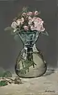 Édouard Manet, Moss Roses in a Vase, c. 1882