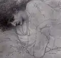 Portrait of Maria Zambaco, by Edward Burne-Jones, 1871