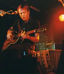 David Eugene Edwards of 16 Horsepower performing live in 1998.