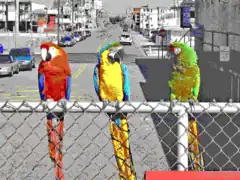EGA 640&nbsp;×&nbsp;200&nbsp;×&nbsp;16 colors, CGA compatible  palette.