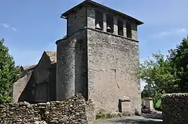 The church in Le Vibal
