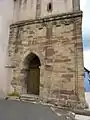 Romanesque part of the tower