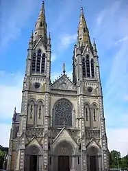The church in Vimoutiers