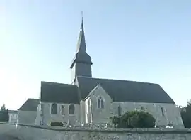 The church in Saint-Aubin-sur-Gaillon