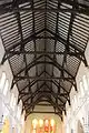 The roof of the nave