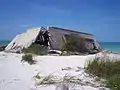 Ruins on west side of island.