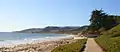 View of beach looking west.
