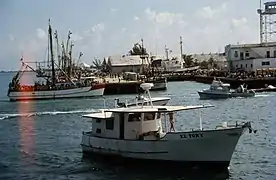 Ships at Pier B at the Truman Annex.